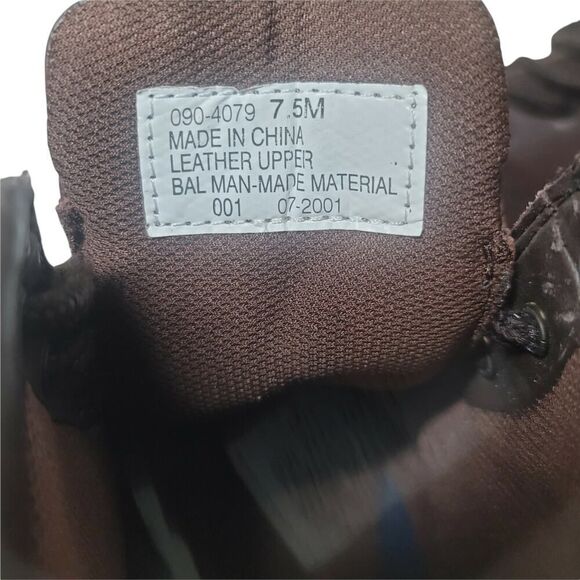 Dockers Leather Ankle Boots Size 7.5 Brown Leather Ankle High Lace Up - Picture 9 of 12